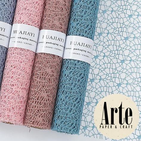 

1 Roll Spider Mesh Kertas Buket Korea Pembungkus Bunga Flower Wrapping Paper Kado Roll Arte Grosir Jakarta P.THW