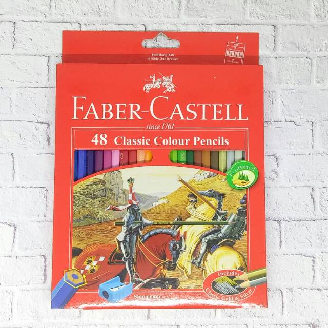 

Pensil Warna FABER CASTELL 48 Warna Classic