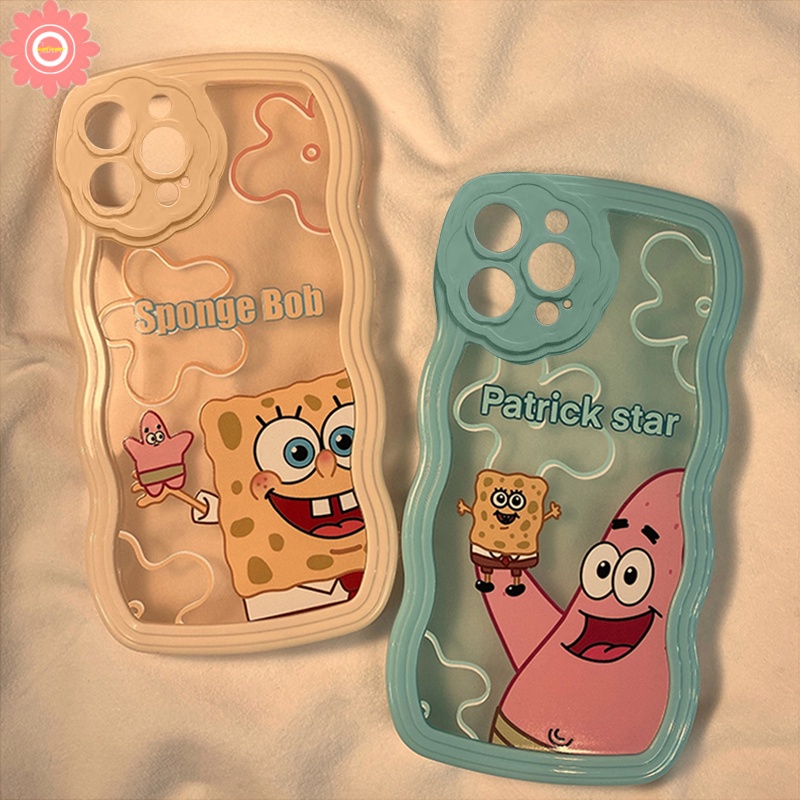 Soft Case Motif Kartun SpongeBob Patrick Star Untuk iPhone 11 7plus 6 6s 7 8 Plus XR 13 12 Pro MAX X XS MAX SE 2020