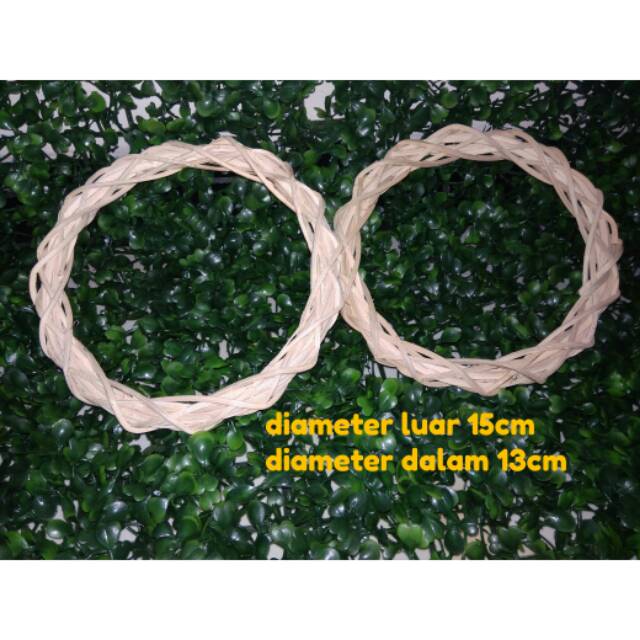 RT2 Ring rotan diameter 15cm -20cm untuk bahan mahar rustic