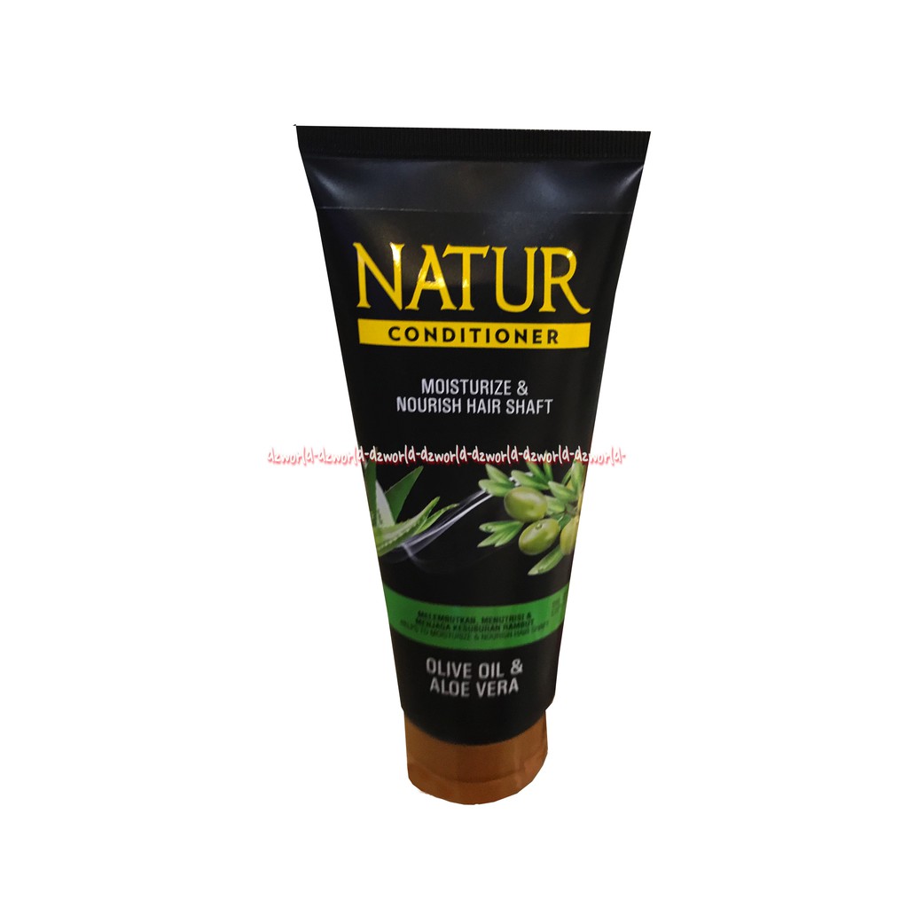 Natur Conditioner Moisturize &amp; Nourish Hair Shaft Olive Oil &amp; Aloe Vera 200mL