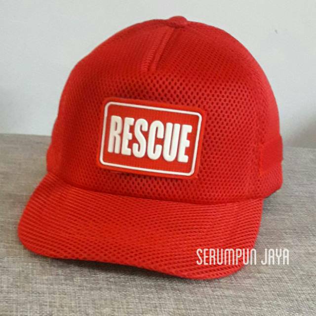 TOPI RESCUE - TOPI RESCUE JARING DOUBLE MESH VELCRO