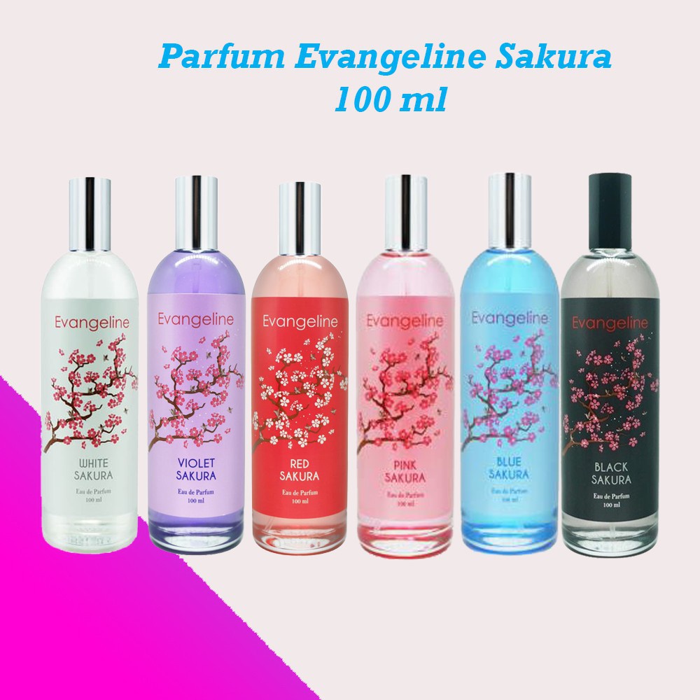 EVANGELINE SAKURA EAU DE PARFUME NATURAL SPRAY VAPORISATEUR - 100ML