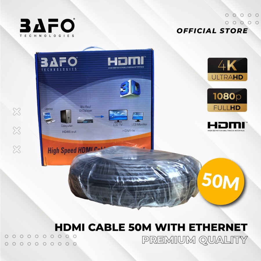 Kabel HDMI 50 Meter BAFO