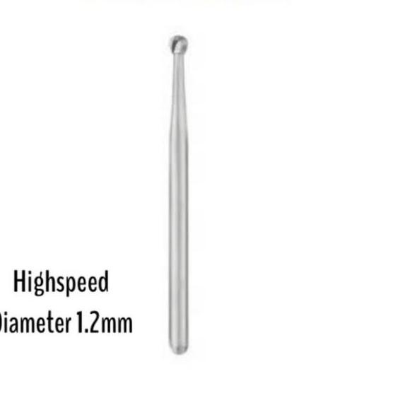➥ Alice dental // bur metal bulat highspeed bur tulang carbide tungsten round bur high speed bur gig