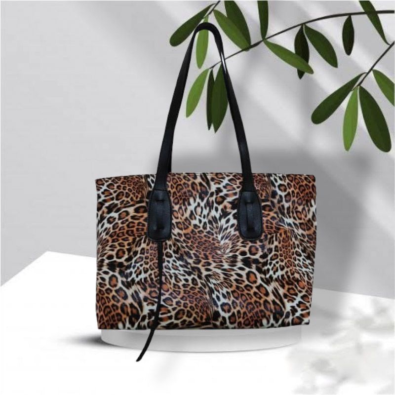 Zalfa Leopard Totebag-Totebag Wanita Terbaru