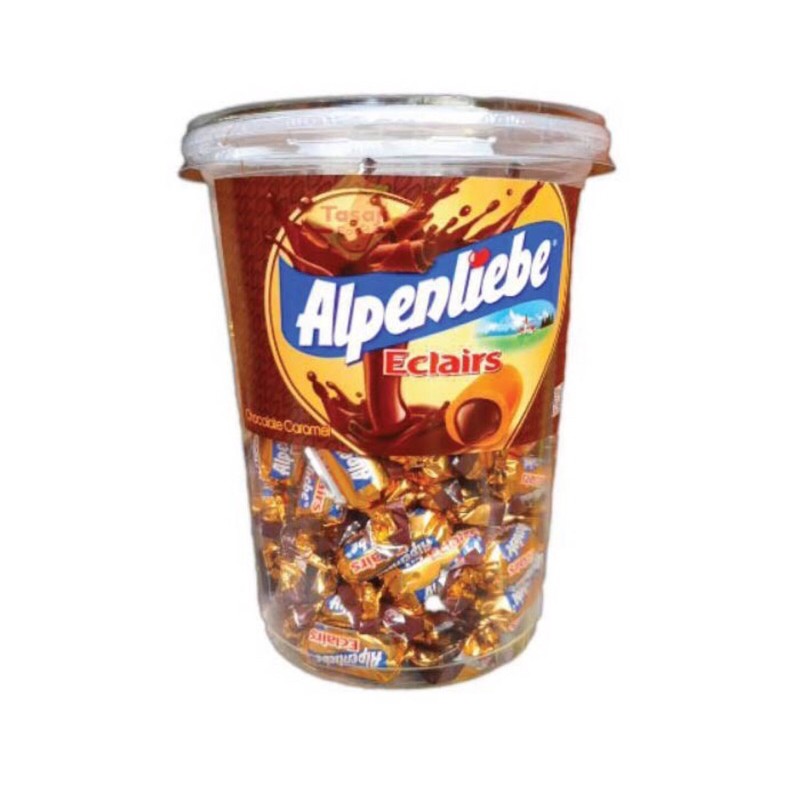 

Alpebenliebe Eclairs Chocolate Caramel isi 100 butir