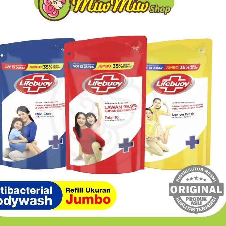 【STAR】 Lifebuoy Sabun Cair Refill 850 ml/900 ml new