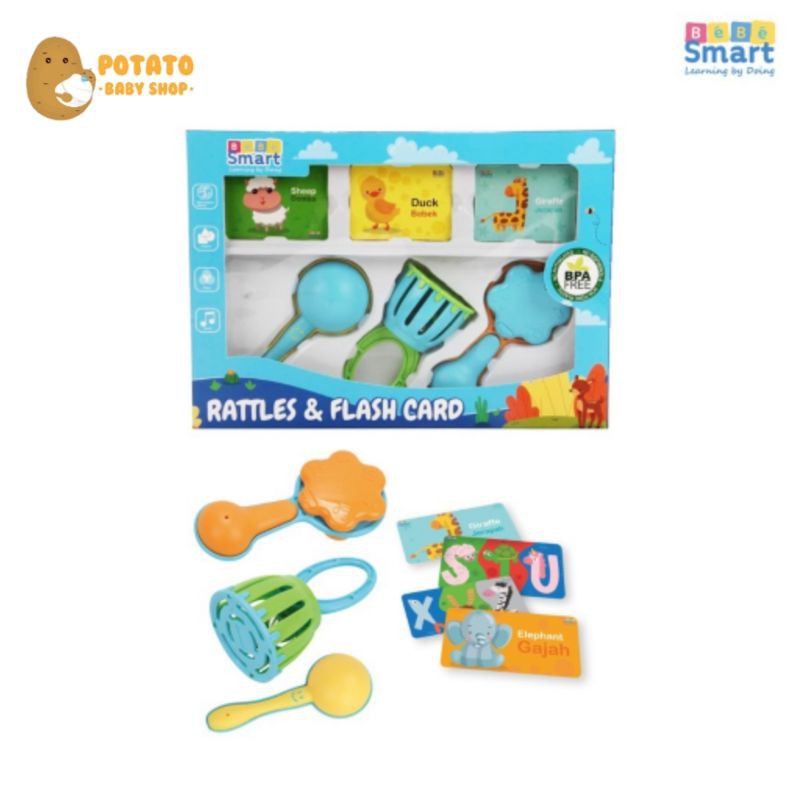 Bebe Smart - Rattles &amp; Flash Card Bebesmart