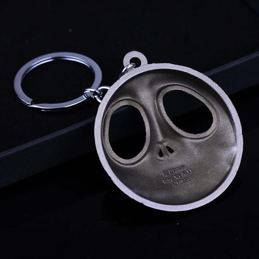 LANFY Gantungan Kunci Masker Tengkorak Punk Perhiasan Hadiah Liontin Mobil Charm Key Holder Aksesoris Interior Mobil Car Key Ring