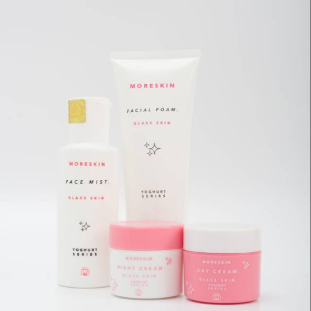 MORESKIN GLASKIN PAKET glowing yogurt series