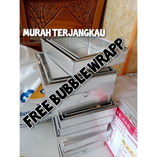 PRODUK REQUEST LOYANG UK 22X22X5 20x20x5 18x18x5 24x24x5 LOYANG BOLU GULUNG LOYANG MURAH KOTAK BRONIS ALUMINIUM