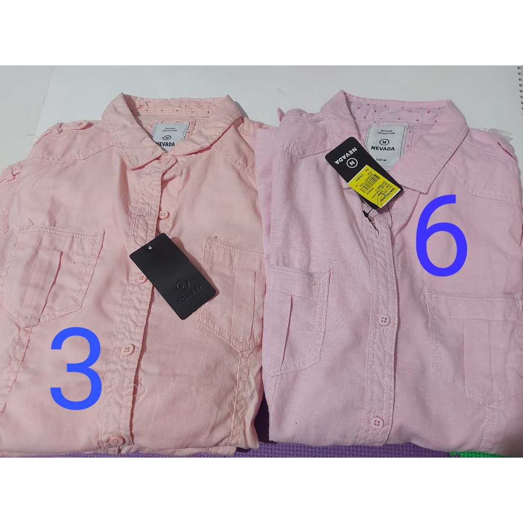 S/L/XL-NEVADA/Kemeja Wanita LENGAN PANJANG/Polos-2