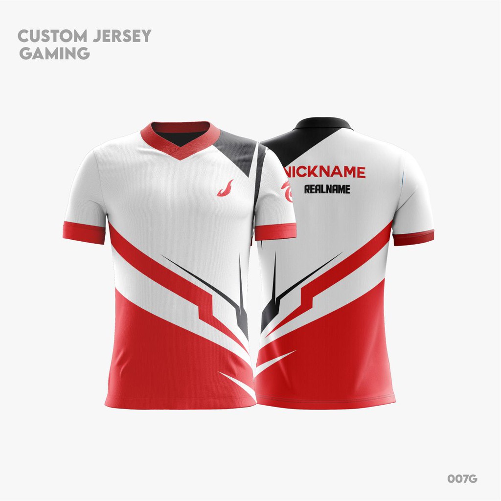 Custom Jersey Gaming Mobile Legend Printing (Satuan Free Desain)