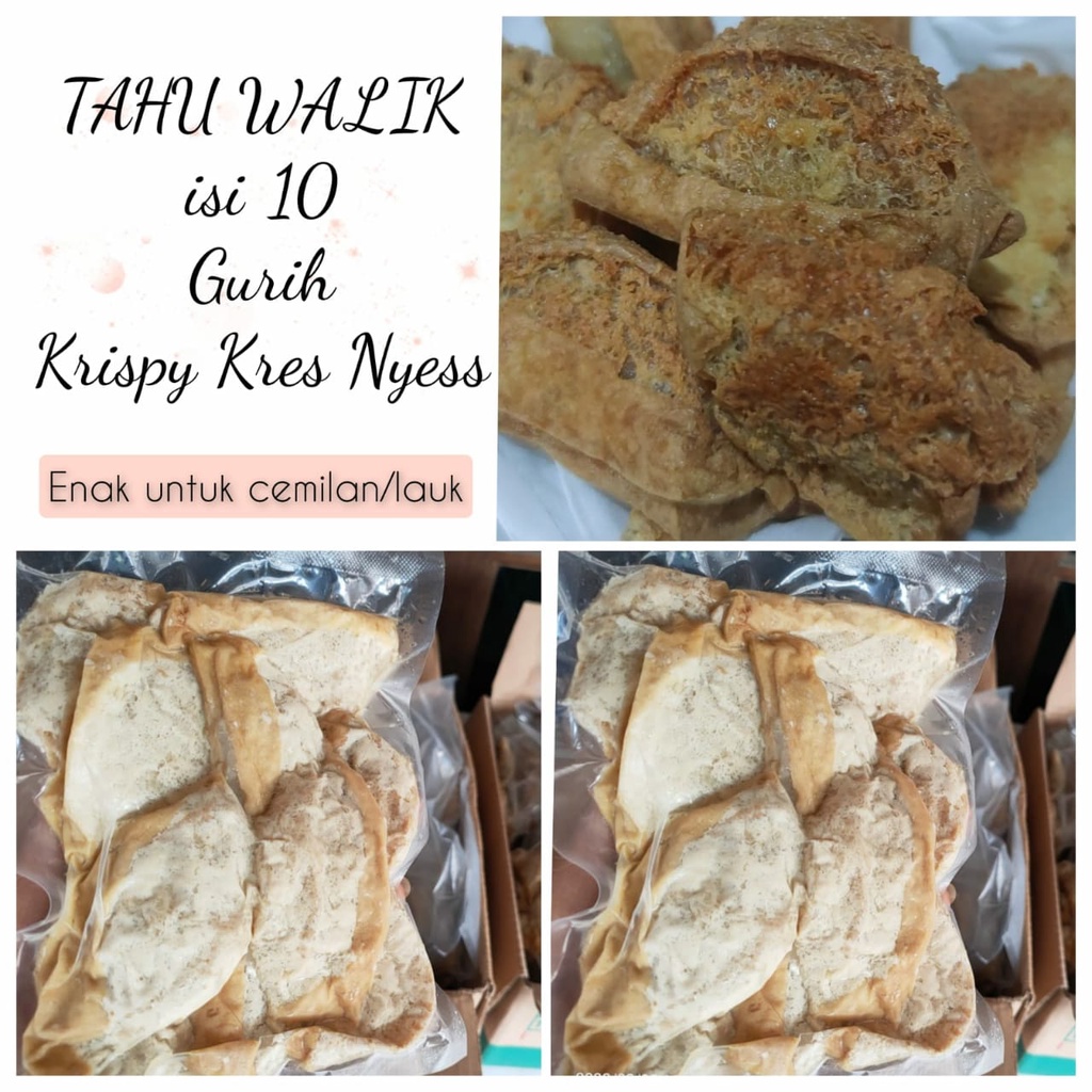 

TAHU WALIK CRISPY (ISI 10 PCS)