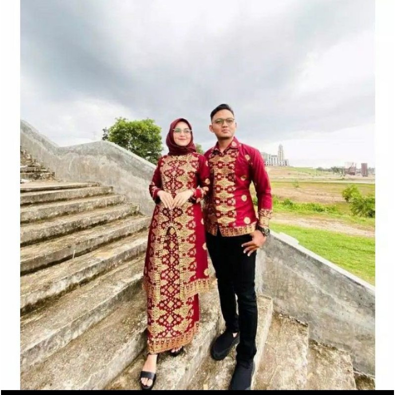 songket palembang-baju kondangan
