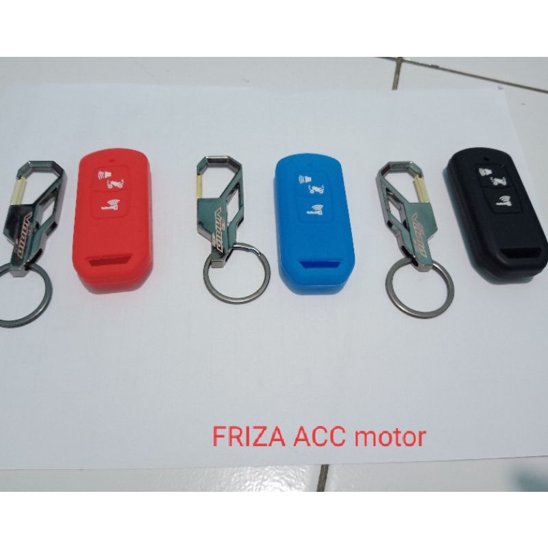 PAKET GANTUNGAN KUNCI LOGO VARIO 160 DAN COVER SILICONE REMOTE VARIO 160 2022