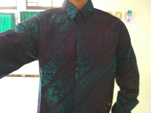 R&b Store Best Seller Kemeja Batik Gradation Blue Black