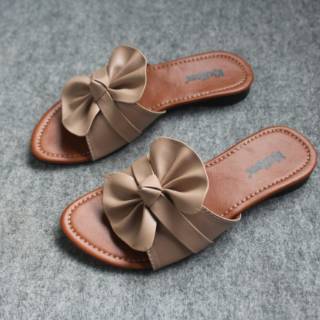 Sendal Wanita Isrin  Isran  Jepit Beach Brown Anti Slip 