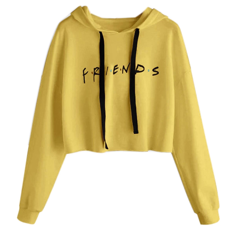 friends crop sweatshirt