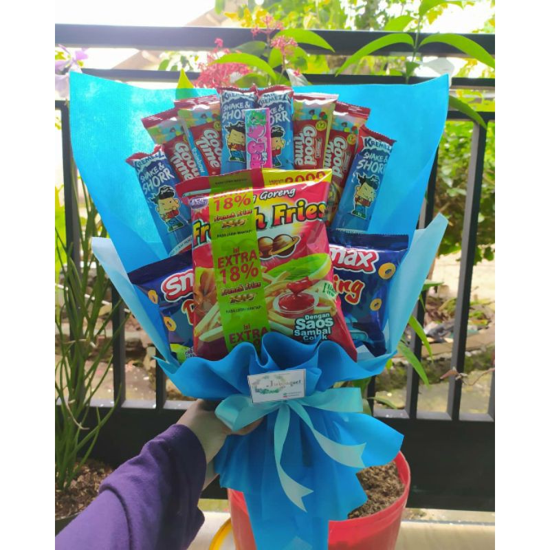 

(S) BUKET MURAH HADIAH ULTAH SIDANG WISUDA ANNIVERSARY BUKET SNACK TERJANGKAU