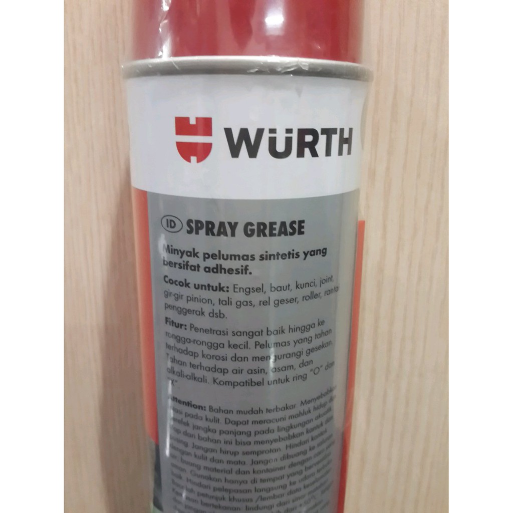 Gemuk Semprot Atau Spray Grease 500 ml WURTH