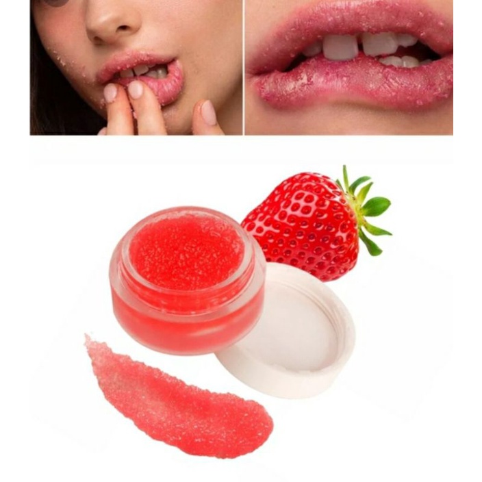 LIP SCRUB Strawberry (BELI 5 FREE 1)