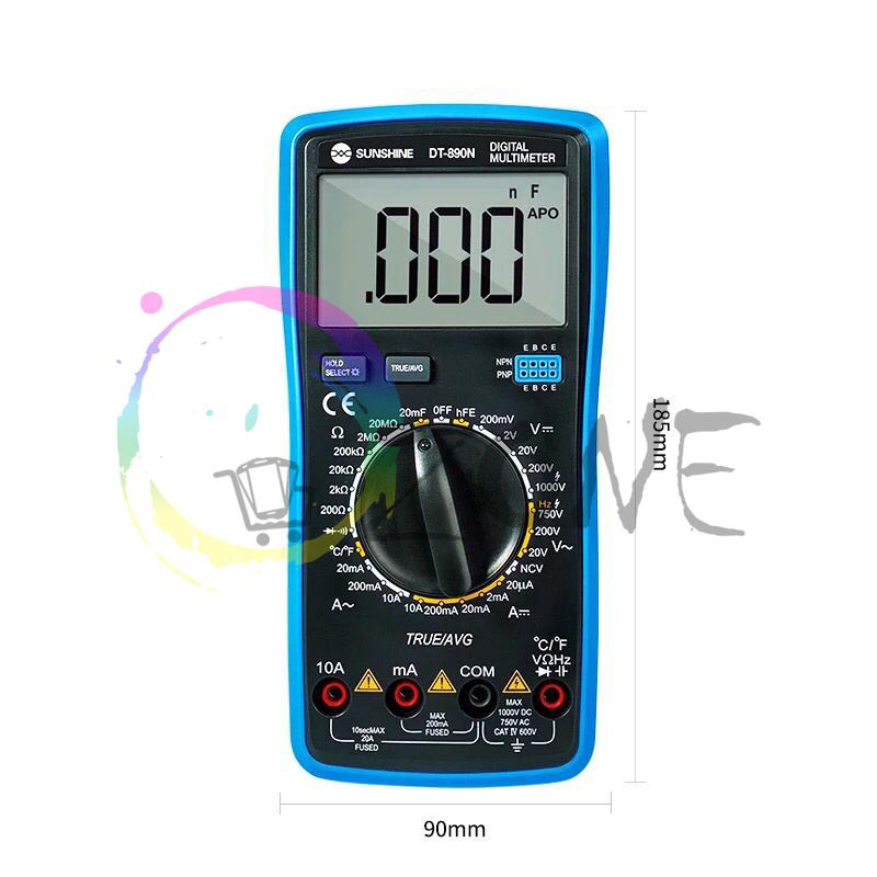 MULTITESTER DIGITAL - MULTIMETER SUNSHINE DT-890N