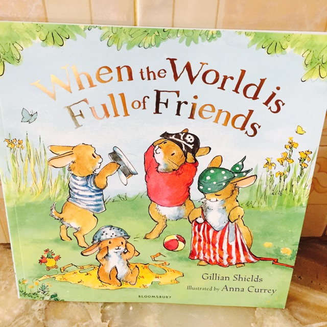 When The World is Full of Friends story book BBW