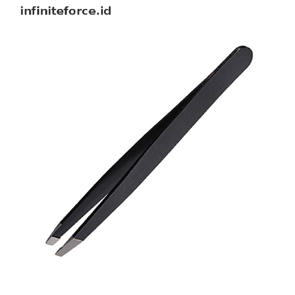 Infiniteforce.id Pinset Pencabut Alis Warna Pink / Hitam