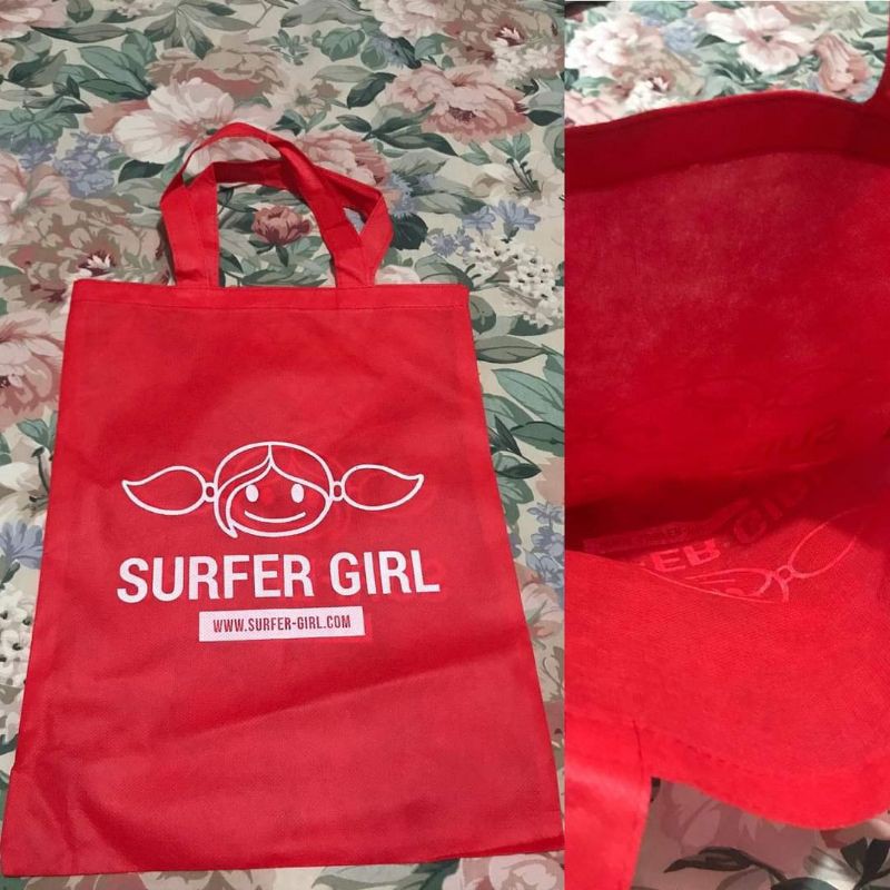 Tas Surfer Girl Totebag Red