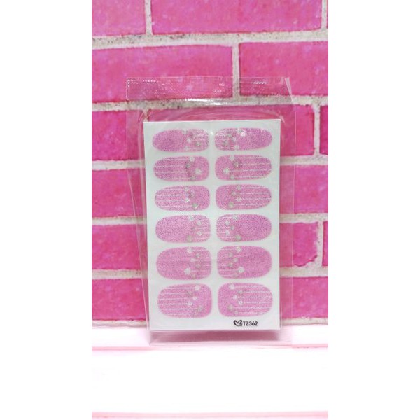 

Promo NAIL STICKER STIKER KUKU ISI 12PCS NAIL ART 3D DESIGN Terlaris