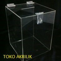 

Acrylic/ akrilik kotak saran type KS01L