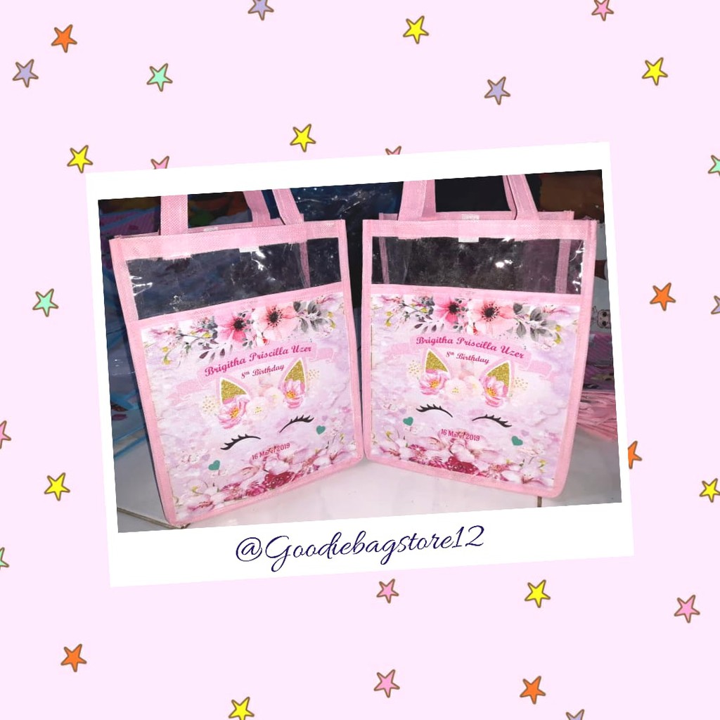

tote bag unicorn / goodie bag unicorn / souvenir uniconr / tote bag termurah / goodie bag murah