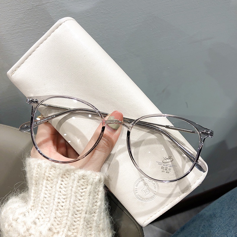 Kacamata Anti Radiasi Bentuk Oval Untuk Wanita