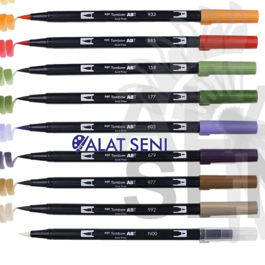 

Hanya di sini ! OJD Tombow Dual Brush Pen Set With Brush - Secondary Palette Pack Of 10 !