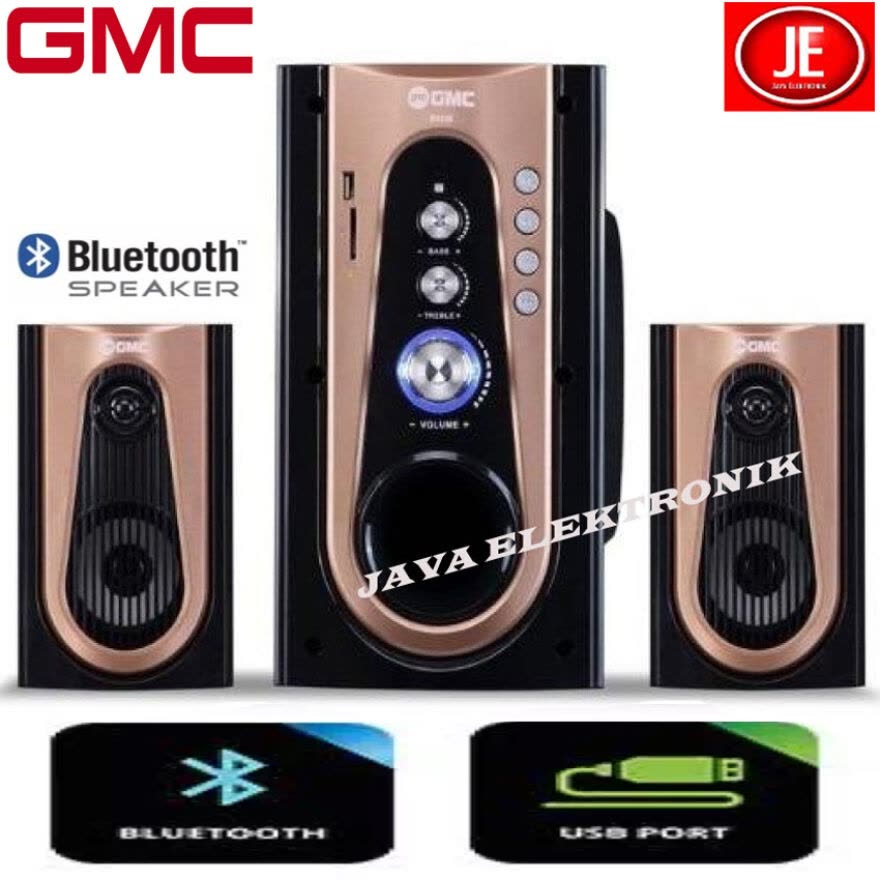 GMC Multimedia Speaker 886M / Speaker Aktif 2.1ch ( Bluetooth Connection)