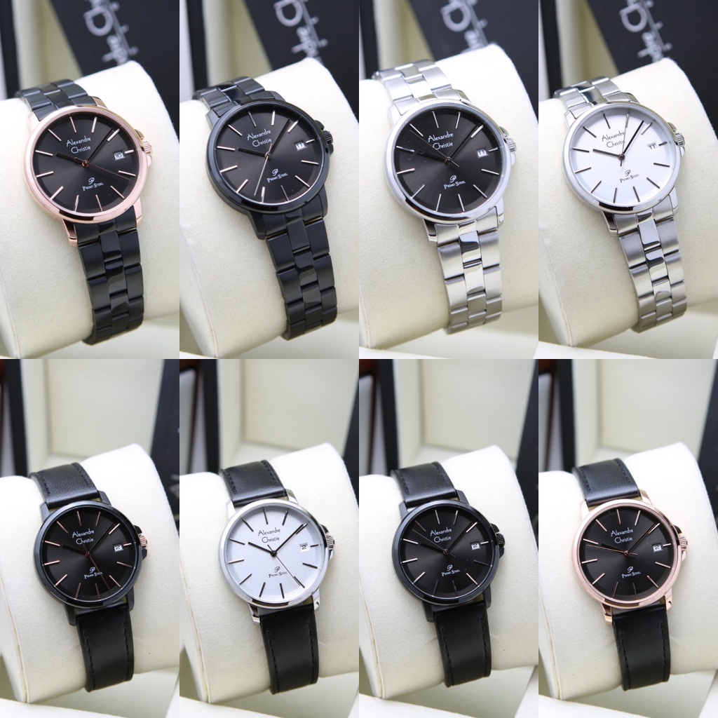 [Free Baterai] JAM TANGAN WANITA ALEXANDRE CHRISTIE AC 1032 ORIGINAL GARANSI 1 TAHUN