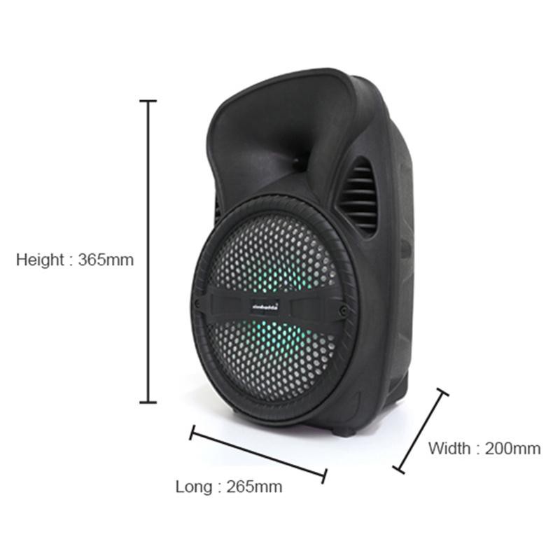 SPEAKER MULTIMEDIA SIMBADDA CST 835N (KARAOKE) SUBWOOFER MUSIC PLAYER FREE MIC