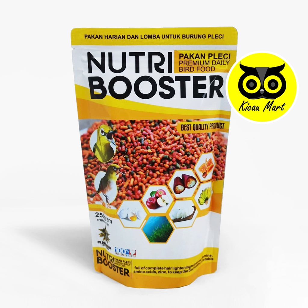 PAKAN BURUNG PLECI HARIAN NUTRI BOOSTER DORODOD EDAN VOER PLECI PAKAN BURUNG PLECI HARIAN PREMIUM PUR PLECI ZOSTEROP MAKANAN HARIAN BURUNG PLECI KACAMATA