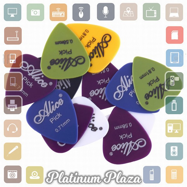 Alice Pick Gitar Akustik 12 PCS - AP-12P - Multi-Color`GE79TS-