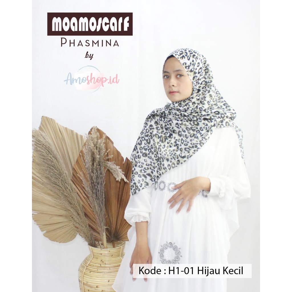 Hijab Pashmina Leopard | Jilbab Murah Motif Macan | Voal Premium Scarf