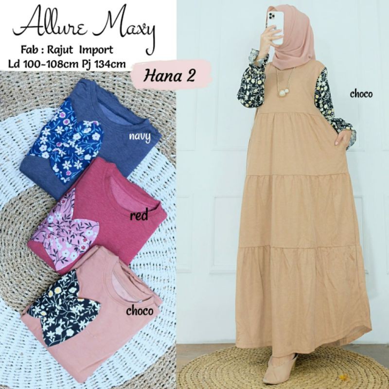 Allure Maxi/Dress/Gamis/Dress Murah/Gamis Murah By:Hana
