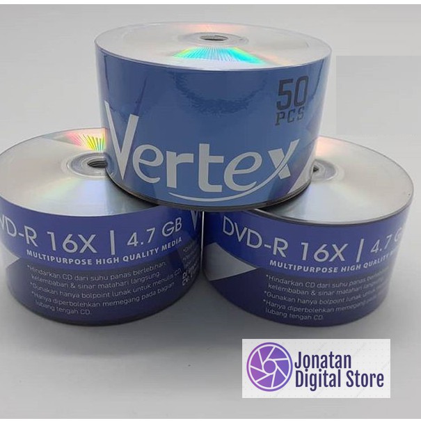 DVD-R Vertex 4.7gb / DVD Kosong / Kaset Kosong