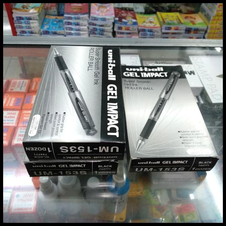 

Heaven | Uniball Gel Impact 1,0 Hitam Isi 12