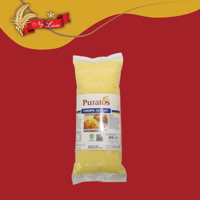 

`````````] PURATOS Creamfill Classic Banana / Isian Kue Rasa Pisang 1 kg