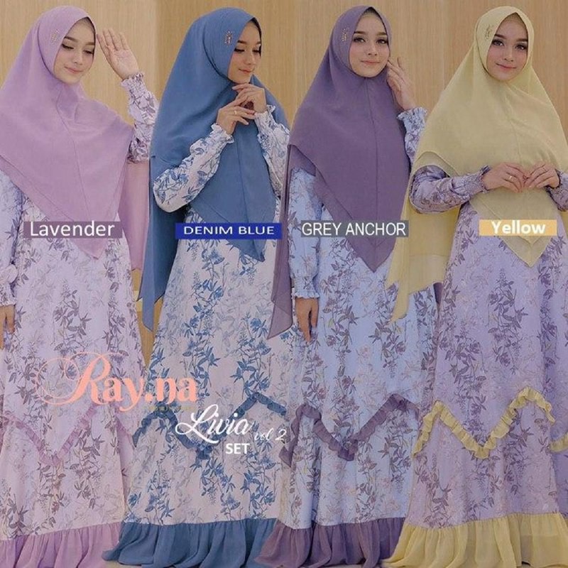 Syari Livia by Rayna / Set Dress Khimar