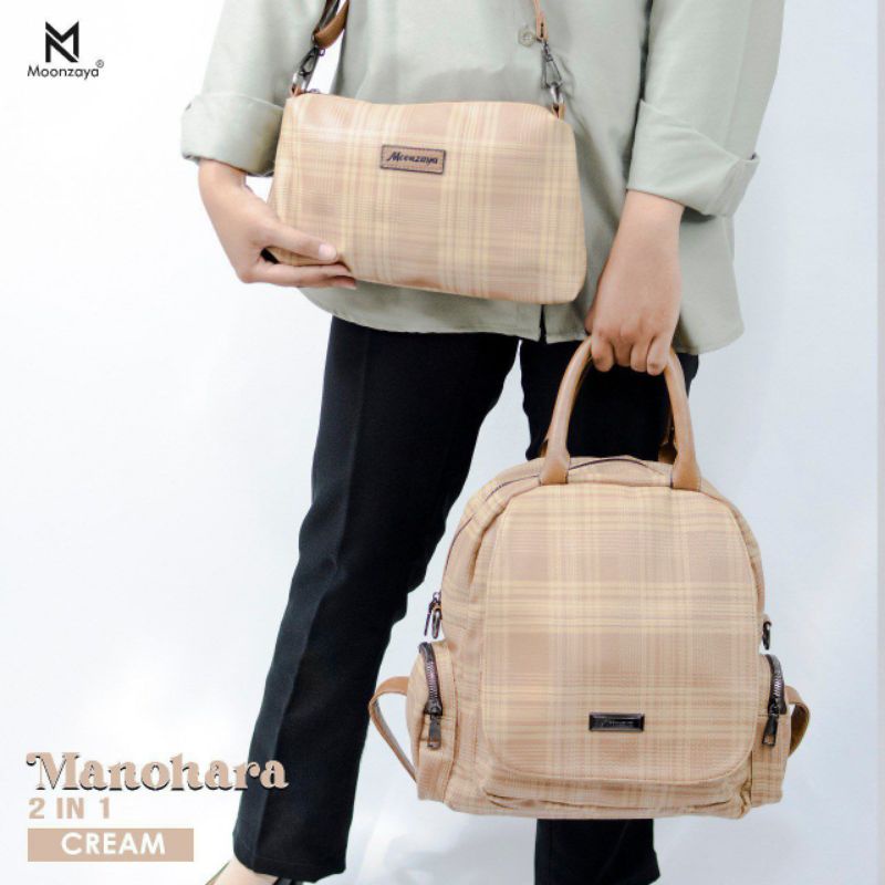 [Best Seller] Tas Ransel / Tas Selempang Manohara ORI by Moonzaya