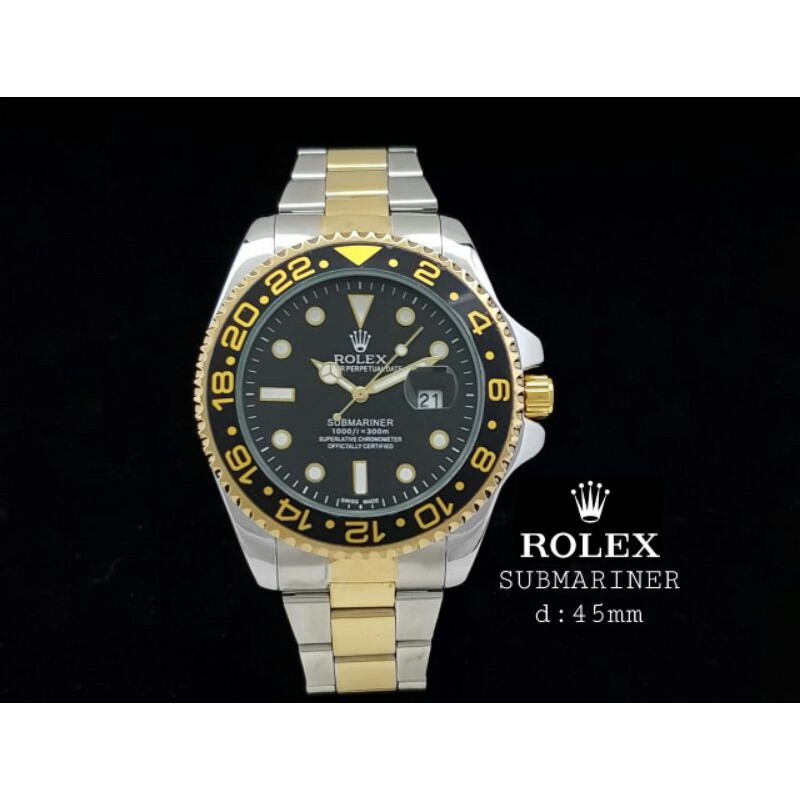 Jam pria Rolex submariner batrei