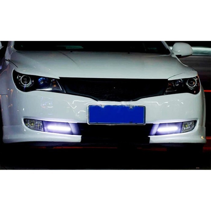 LED COB DRL Fog Light lampu Kabut Mobil Waterproof Anti Air *LDM14